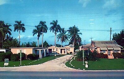 #ad Keys Way Motel amp; Cottages Miami Florida FL Chrome Vintage Postcard $8.47