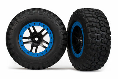 #ad Traxxas SCT Blue Beadlock Wheels amp; Tires 2 5883A $24.95
