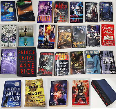 #ad BUILD A BOOK LOT: CHOOSE TITLES from Urban Fantasy and Paranormal selection $2.50