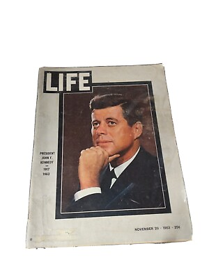 #ad Vintage November 1963 Life Magazine President JFK Edition $8.00