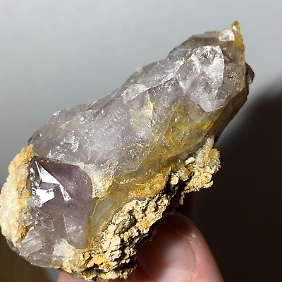 #ad Amethyst Quartz Crystal Purple Heart Mine South Carolina USA 115g $14.51