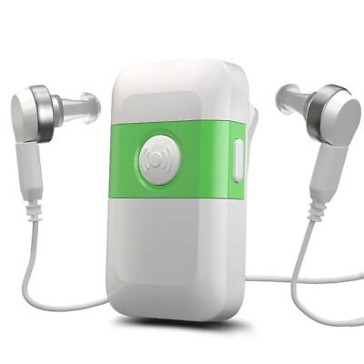 #ad Portable Hearing Aids Sound Voice Amplifier In Ear Hearing Enhancer Pocket White $25.69