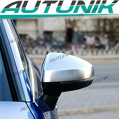 #ad Chrome Side Mirror Cap Covers for Audi A3 S3 8V RS3 2013 2019 W Assist $86.99