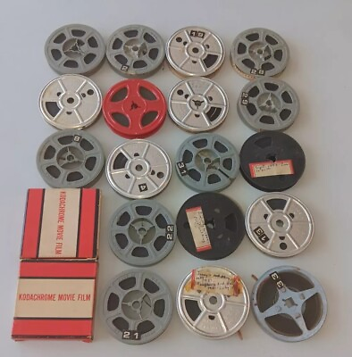 #ad Lot of 20 Vintage 8mm 1940s 1950s Militarty Family Home Movies $100.00