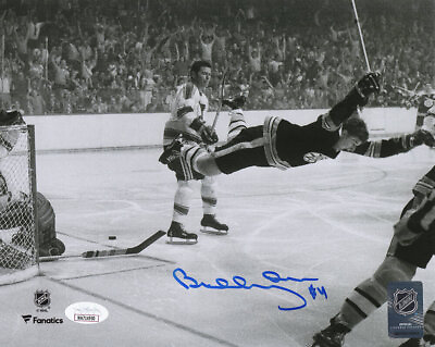 #ad Bobby Orr Signed Boston Bruins Flying Action 8x10 Photo JSA COA $236.06