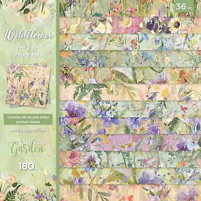 #ad Nature#x27;s Garden Wildflower Paper Pad 12quot;X12quot; $21.51