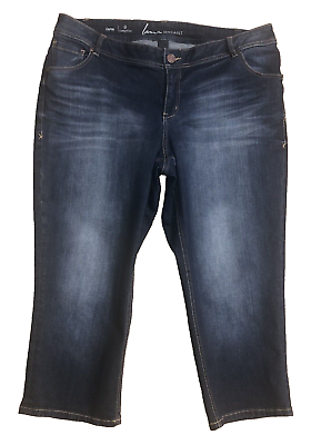 #ad Lane Bryant Genius Fit Jeans Capri Womens Size 20 $27.99