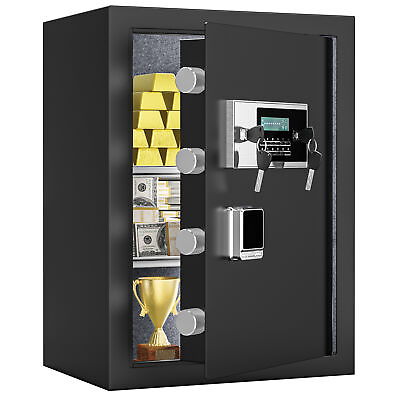 #ad HOMIFLEX 4 Cubic Home Safe Box Fireproof Safe w Digital Keypad for Home Security $191.55