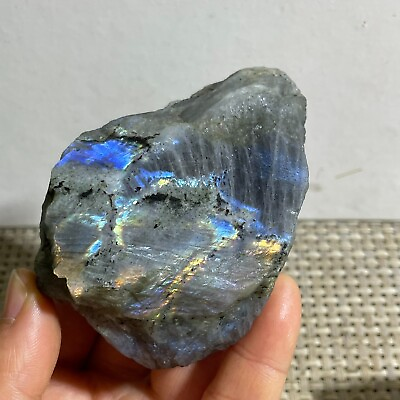 #ad 169g Top Labradorite Crystal Stone Natural Rough Mineral Specimen Healing b304 $21.45