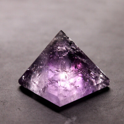 #ad Natural Amethyst Quartz Crystal Orgonite Energy Pyramid Chakra Healing Gemstone $7.49