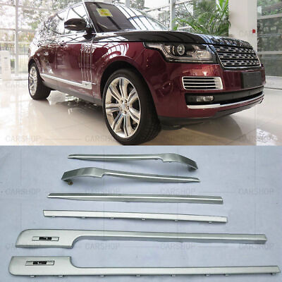 #ad For Range Rover LWB 2013 2021 6pcs Silver Door Side Body Molding Trim Cover Kit $286.00
