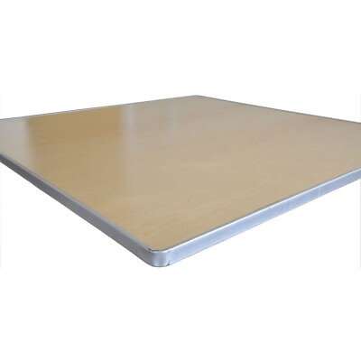 #ad Replacement Bistro Table Top 36 inch Heavy Duty Birch Plywood With Steel Edge $139.99