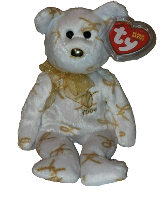 #ad Ty Beanie Baby 2004 SIGNATURE Bear 8.5 Inch MINT with MINT TAGS $7.90