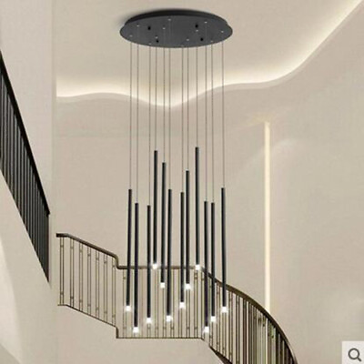 #ad Modern Chandelier Lighting For Living Dining Room Rotating Staircase Fixtures yc $492.00