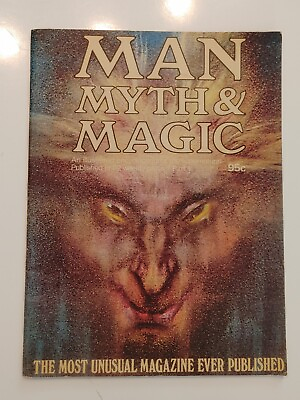 #ad Man Myth amp; Magic: Part 1 Original 1974 Color Magazine 1st Issue Supernatural VG $19.99
