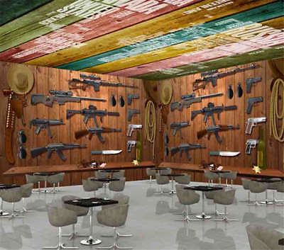 #ad Guardian Of The Gun 3D Full Wall Mural Photo Wallpaper Printing Home Kids Decor AU $419.99