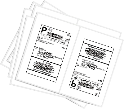 #ad 200 round Corner Half Sheet Self Adhesive Shipping Labels for Laser and Ink Jet $30.55