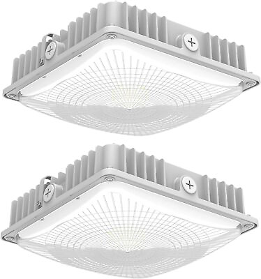#ad 2Pack LED 50W Canopy Light Outdoor 6500LM Waterproof Gas Station Shop Lighting $89.29