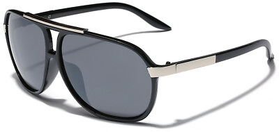 Retro 80s Fashion Pilot Sunglasses Black White Brown Men Women Vintage Glasses $8.95
