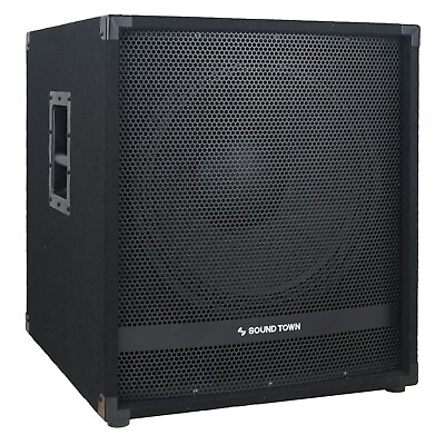 #ad Sound Town 2400W 18quot; Powered Subwoofer with High Pass Filter METIS 18PWG $303.44