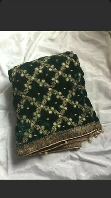 #ad pakistani indian velvet shawl dupattascarf maria best gift for any occasion $55.00
