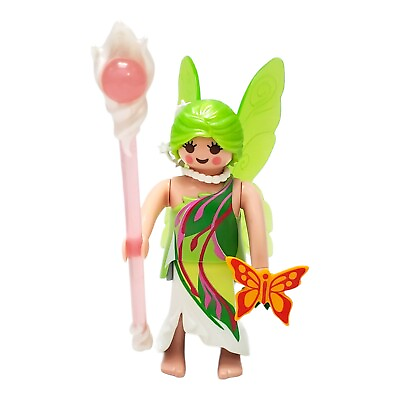 #ad Playmobil Fairy Lady Butterfly Green Yellow Dollhouse Figure $3.99
