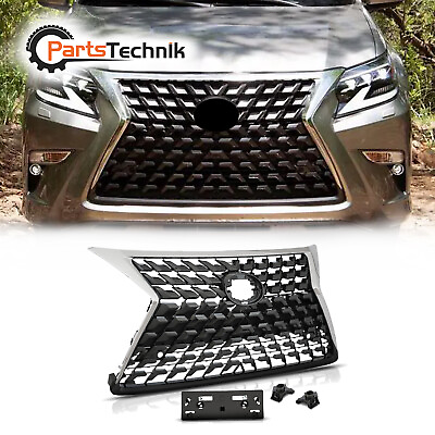 #ad For 2020 2023 LEXUS GX460 Front Grille Black with Chrome Frame $271.21