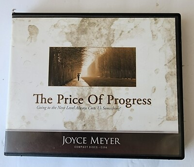 #ad Joyce Meyer The Price of Progress 4 CD set  Christian inspirational teaching $12.50