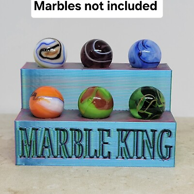 #ad Color Blend Multi Tier Marble King Display for Marbles lot# 4163 $15.99