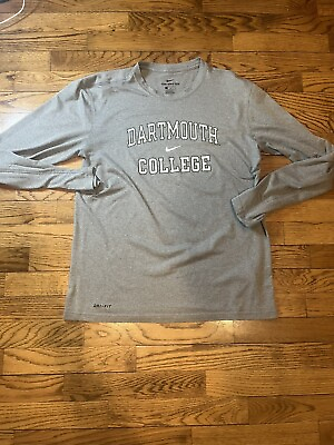 #ad Dartmouth x Nike Dri Fit Athletic Fit T Shirt Gray • Medium SLIM amp; SHORT FIT $15.00