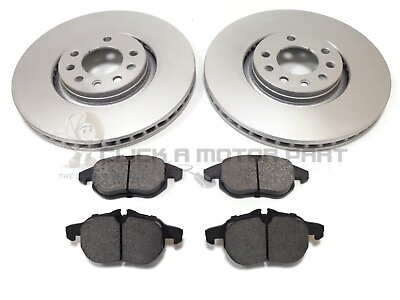#ad VAUXHALL ASTRA H MK5 2.0T VXR FRONT 2 BRAKE DISCS AND PADS SET NEW 321mm GBP 103.99