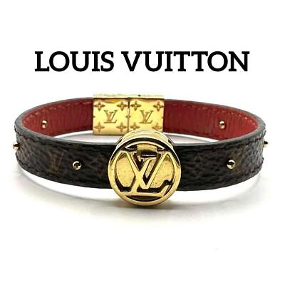 #ad Louis Vuitton M6268E Monogram Circle Reversible Bracelet $345.48