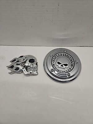 #ad 1 Air Cleaner Cover amp; 1 Insert Harley Davidson FLSTCI amp; ISTC 1 Skull Dome $62.00