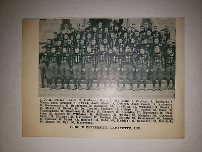#ad Purdue University 1923 Football Team Picture RARE $16.00