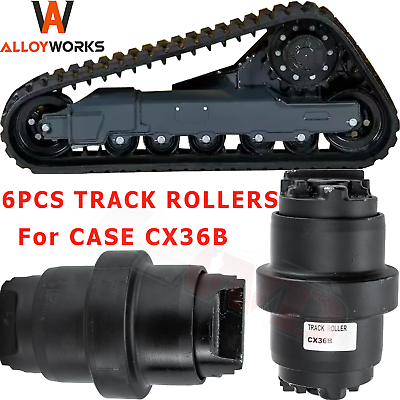 #ad 6X Bottom Roller Track Roller For CASE CX36B Heavy Duty Excavator Undercarriage $629.00