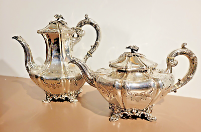 #ad Superb Silver Coffee amp; Tea Pot Edward John amp; William Barnard 1837 1764gr $2750.00
