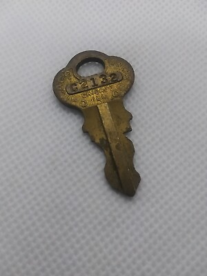 #ad Vintage Chicago Lock Co. C2132 Chicago Illinois Made In USA Key $9.99
