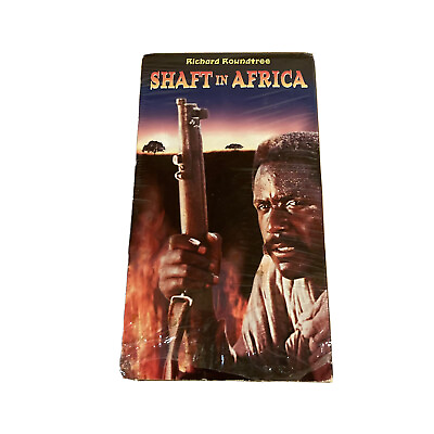 #ad Shaft in Africa Richard Roundtree Vintage VHS Videocassette Tape 1970s $19.99