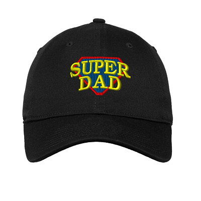 #ad Soft Women Baseball Cap Super Dad Embroidery Dad Hats for Men Buckle Closure $23.99