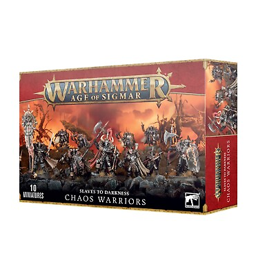 #ad 2023 Chaos Warriors Slaves to Darkness Warhammer Age of Sigmar AOS $51.00