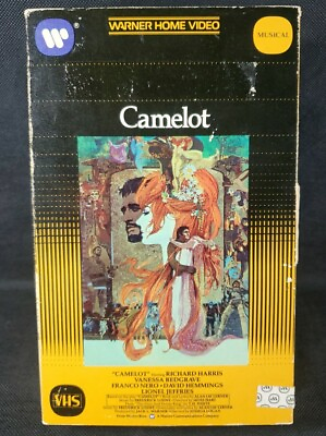 #ad Camelot Original Motion Picture Musical 1967 Film Clam Shell Cardboard Case Rare $16.96