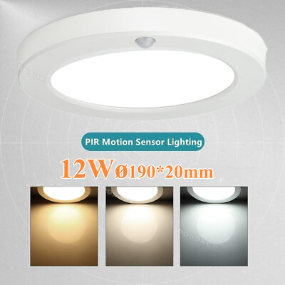 #ad LED Ceiling Down Light Motion Sensor Dimmable Flush Mount Kitchen Home Fixture $9.99