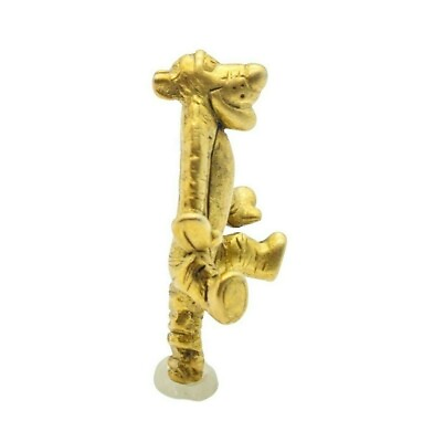#ad Vintage Tigger Bouncing on Spring Tail 3D Gold Disney Tie Tack Lapel Pin B846 $4.49