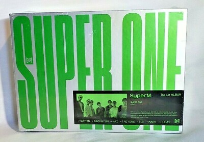 #ad SuperM The 1st Album Super One One Ver CD Booklet ID Card amp; Holder New Sealed $32.99