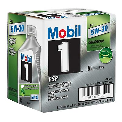 #ad #ad Mobil 1 ESP Full Synthetic Motor Oil 5W 30 1 Quart Case of 6 $75.00