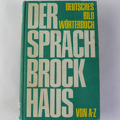 #ad Der Sprach Brockhaus Deutsches Bildworterbuch 1978 HC German Dictionary $13.00