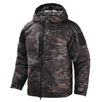 #ad 2023 men Outdoor Tactical Jacket Men#x27;s Winter Warm Hooded coat $98.86