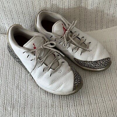 #ad Nike Air Jordan ADG White Cement Golfing Shoes Men#x27;s Size 10 Style AR7995 100 $24.00