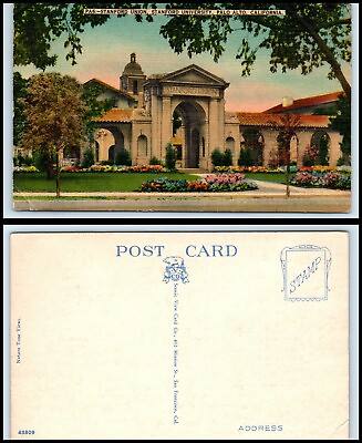 #ad CALIFORNIA Postcard Palo Alto Stanford University Stanford Union M33 $2.99