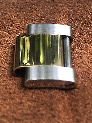 #ad Genuine Rolex 93253 2 Tone 18k Gold Polished Center Bracelet Link For Submariner AU $374.99